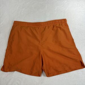 Vintage Third Coast Orange Swim Trunks Men’s M Mesh Elastic Waist Beach Shorts